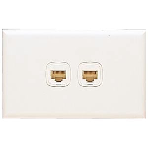HPM 2 Gang Phone Outlet