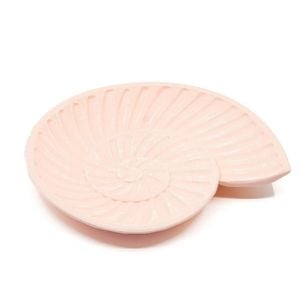 Rayell Harp Shell Trinket Tray Dusty Pink 23x20x2cm