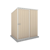 Absco Sheds 1.52 x 0.78 x 1.80m Classic Cream Single Door Reverse Skillion Garden Shed