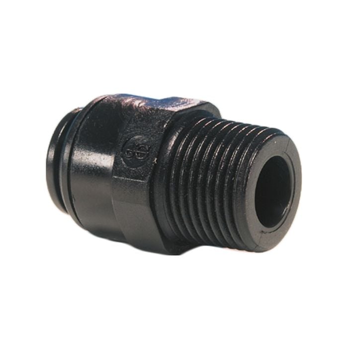 John Guest 12mm x 3/8" Male BSPT Straight Adaptor