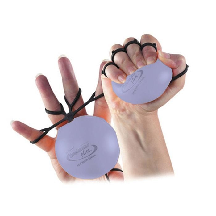 Handmaster Plus Hand Exerciser - Physical Therapy & Rehabilitation Tool For Improved Grip Strength - Purple - Soft