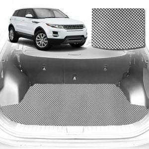 6D Diamond Car Boot Mat for Land Rover Range Rover Evoque L538, L5512010-2018-Cargo Mat-Grey-Outback GT