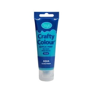 Boyle 75ml Aqua Crafty Colour Acrylic Paint