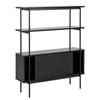 Modern Furniture KREMAN Display Unit 114x94cm - Black