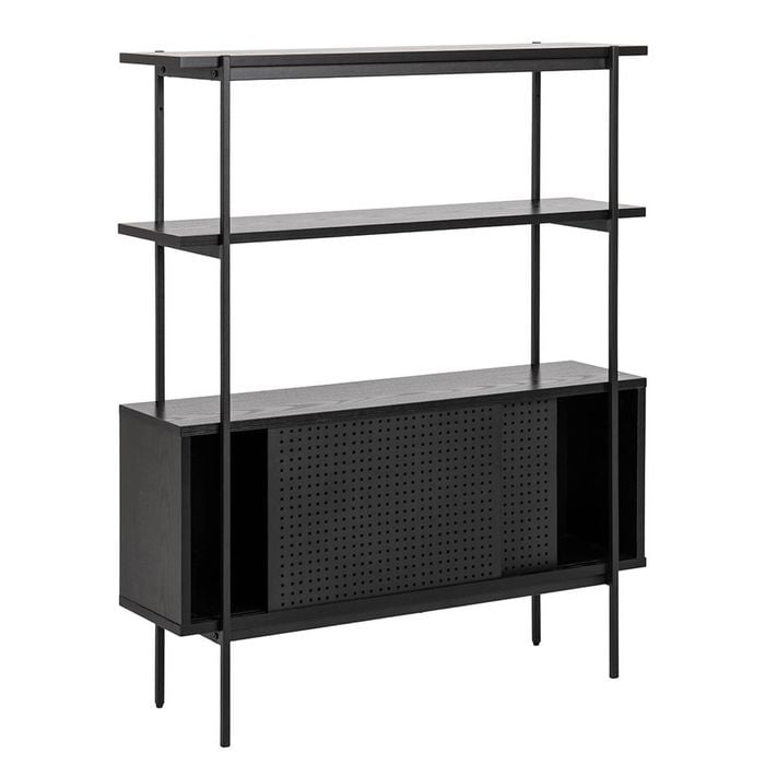 Modern Furniture KREMAN Display Unit 114x94cm - Black