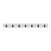 MODE 7 Black Hooks On White Board Key Rack