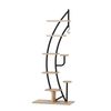 Artiss Plant Stand 6 Tier Metal Half Moon Shape Ladder Flower Pots Corner Shelf