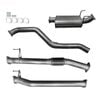 Ignite Exhausts Dpf Back For Mazda Bt50 B30b 3l With High Flow Sports Muffler Raw Aluminised Steel