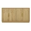 Cosmoliving Modern Oak 150cm Sideboard With Arched Detail & Gold Handles