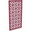 ProtectorAl 300-1200w x 1201-2400h Dark Red/Gloss White Morrocco Unframed Composite Deco Panel