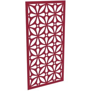 ProtectorAl 300-1200w x 1201-2400h Dark Red/Gloss White Morrocco Unframed Composite Deco Panel