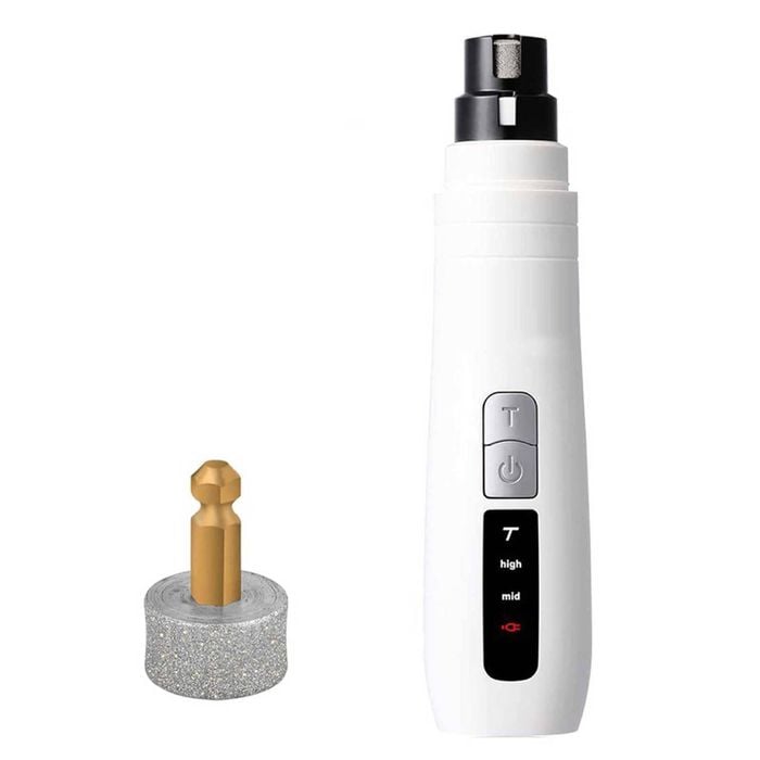 Pet Nail Grinder Dog Cat Electric Trimmer Turbo Usb Rechargeable Claw Filer N9