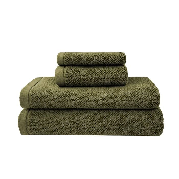 Bambury Angove Bath Towel Range - Olive - Bath Sheet
