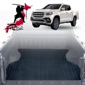 Black Samurai UTE Tub Mat Tray Liner for Mercedes-Benz X-Class 2017 - 2021 Ute