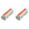 2PK Jupio Li-Ion 3.5V 800mAh Rechargeable Battery For Canon NB-9L Camera
