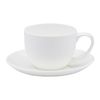 Ecology 275ml Canvas Teacup & Saucer Coffee Cup Tableware - White