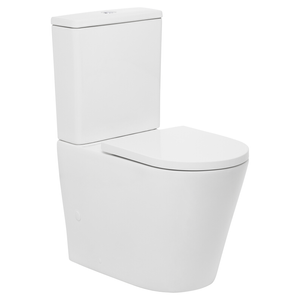 Johnson Suisse White P/S Trap Back To Wall Comfort Rimless Toilet Suite