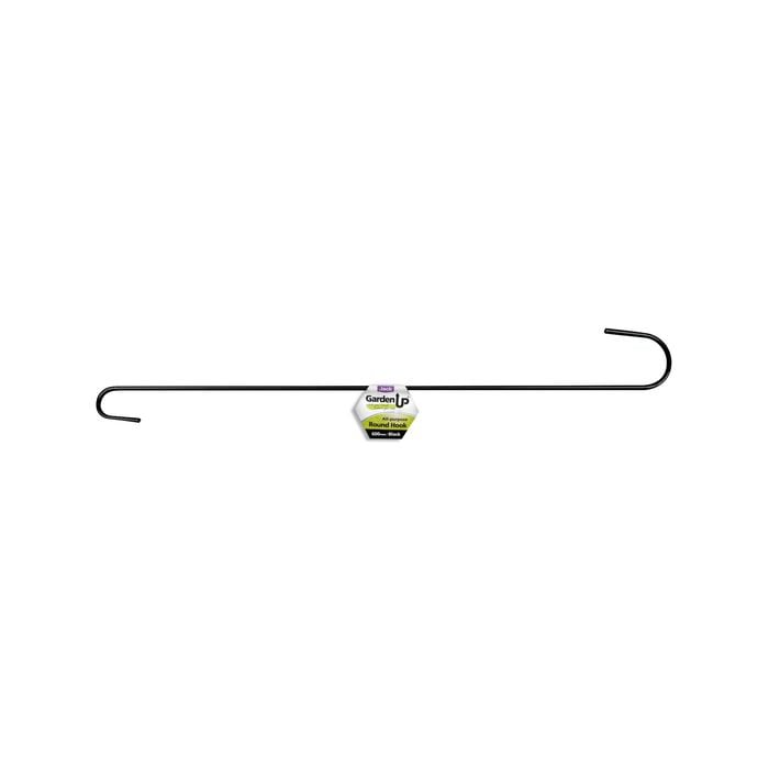 Jack 600mm Black Round Hanging Basket Hook