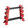 Fitnesslab 4 Tier Dumbbells Rack Stand Home Gym Strength Exercise Weights Holder