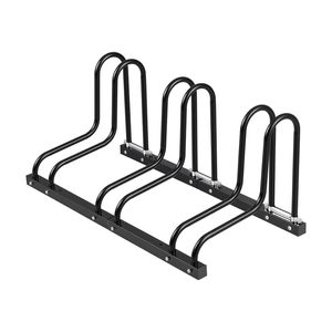 Weisshorn 3 Bike Floor Stand Rack Fits 20"-29" MTB Tires for Garage Storage