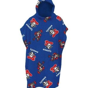 NRL Youth Hooded Towel - Newcastle Knights - Kids - Beach Bath - OSFM