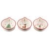 3pc Ladelle Jingle Serving/Entertaining Porcelain Bowl Set 11x10x3.5cm