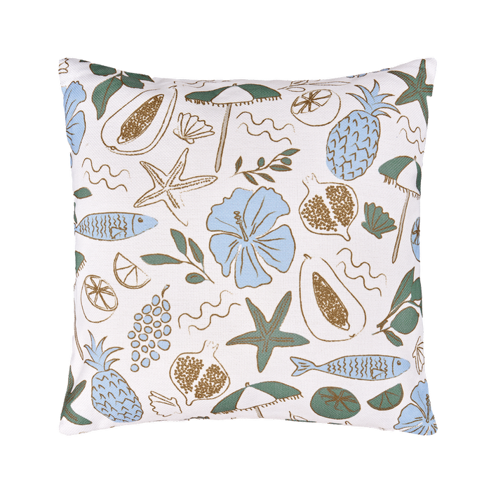 Mimosa 48cm x 48cm Au Soleil Summer Multi Colour Outdoor Cushion