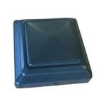 Sector Panel Fencing 60 x 60mm Aluminium Post Cap - Slate Grey
