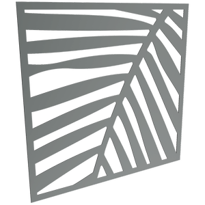 ProtectorAl 300-1200 x 300-1200mm Monument Palm Unframed Solid Aluminium Decorative Panel 