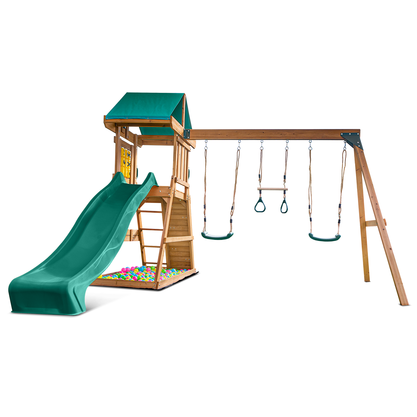 Lifespan Kids Birmingham Play Centre Set with Green Slide