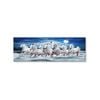 Horses Running Print 100% Australian Made 120x40cm (Stretched Canvas)