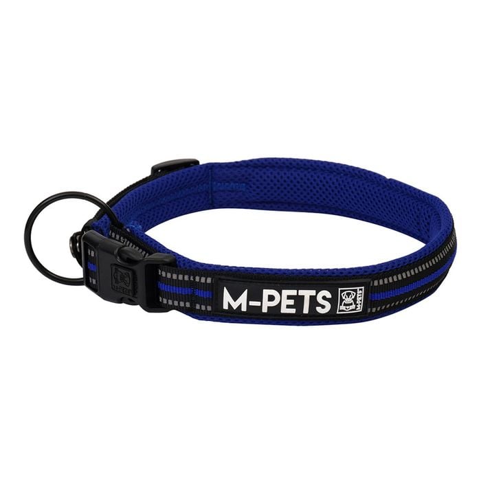 M-Pets Adjustable 65cm Hiking Soft Pet/Dog Neck Collar Large Electric Blue