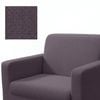 Anyhouz 1 Seater Sofa Cover Plain Purple Style And Protection For Living Room Sofa Chair Elastic Stretchable Slipcover