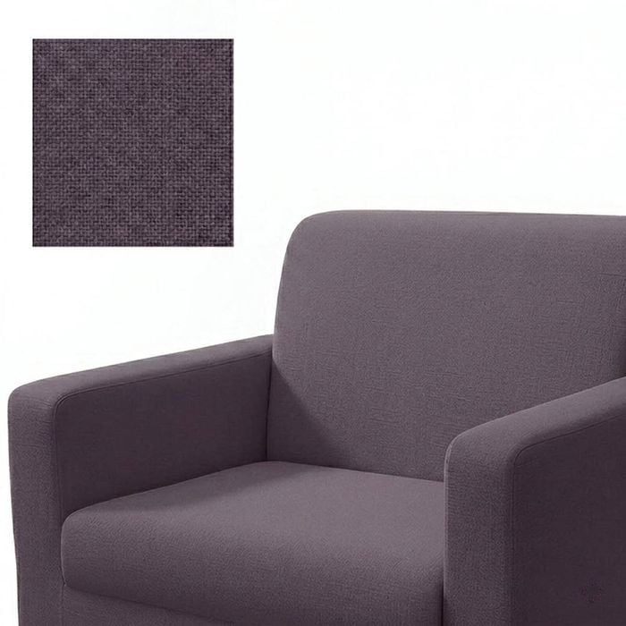 Anyhouz 1 Seater Sofa Cover Plain Purple Style And Protection For Living Room Sofa Chair Elastic Stretchable Slipcover