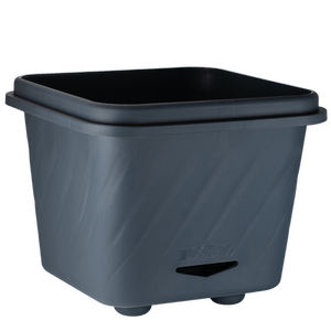 Holman 500 x 500 x 420mm Charcoal Large Square Self-Watering Pot