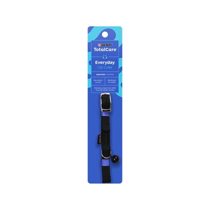 Purina Total Care Black Everyday Cat Collar