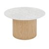 Modern Furniture BLANCHE Coffee Table 90cm - Terrazzo Stone