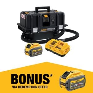 DeWALT 54V FlexVolt XR Cordless M-Class Dust Extractor Vacuum Kit DCV586MT2-XE