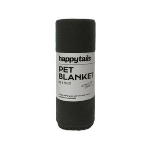 Happy Tails 100 x 70cm Grey Pet Blanket