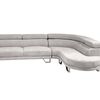 DS Sabina Velvet Sectional Sofa - Beige