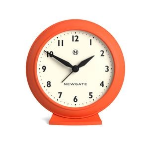 Newgate Pacific Mantel Clock-pumpkin Orange
