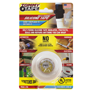 Tommy Tape 25mm x 3m Specialty Tape - White