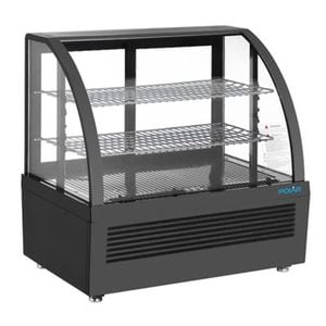 Polar Countertop Display Fridge C-series Black 100l Commercial Kitchen Refrigeration