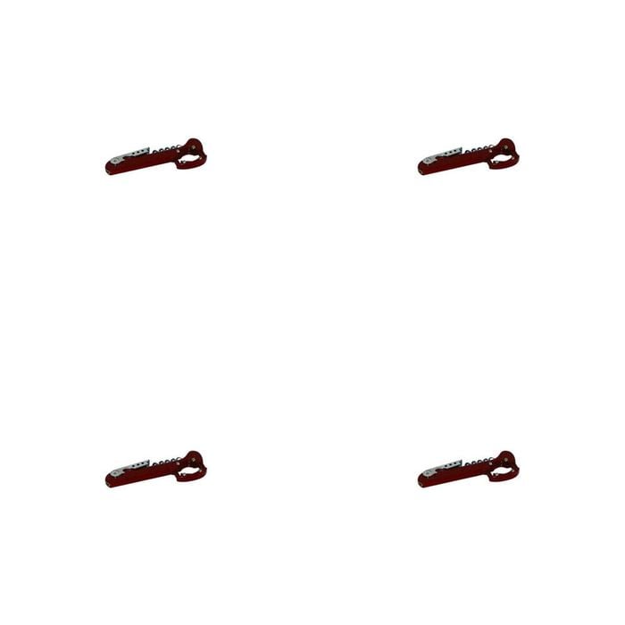 4PK Winex Corkscrew w/ Cutter Barware Accessory - Black