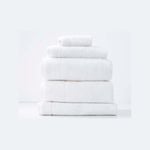 Renee Taylor Aireys 5 Piece Snow Bath Towel Pack