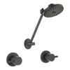 Mondella Resonance Matte Black 1/4 Turn Pin Lever ABS All Directional Shower Set