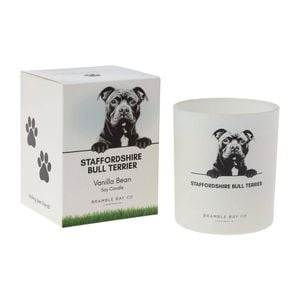 Bramble Bay Staffordshire Bull Terrier Soy Candle Home Fragrance 300g