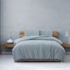 Ardor Boudoir Double Bed Quilt Cover Set South Coast Embossed Pale Blue