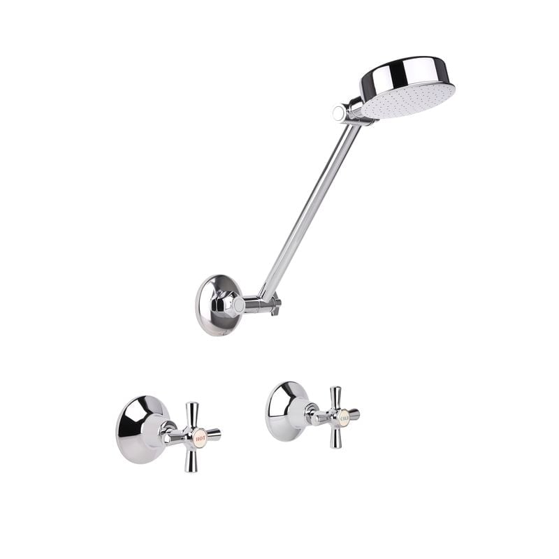 Mondella Chrome Cadenza Shower Set WELS 3 Star 9L/min - Chrome