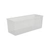 Flexi Storage Home Solutions 205 x 185 x 535mm White 2 Runner Half Width Mesh Basket
